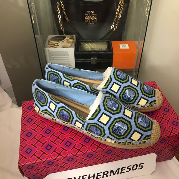 New Tory Burch Espadrille slide size 7 - Picture 3 of 8